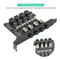 thumbnail image 4 of HDD Power Supply Switch Control Module For Desktop PC Computer, 8 Capacitors, 4 15pin Power Cables, Easy To Control 4 Hard Drives, 4 of 8