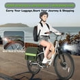 thumbnail image 3 of Elifine 26" 500W Electric Bike for Adults, 48V 7.8Ah Battery City Ebike Adult, Cruise Control Mode, Low-Step Thru Hybrid Electric Cruiser Bicycle, Shimano 7 Speed Commuter E-Bikes for Women, UL2849, 3 of 9
