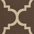 thumbnail image 6 of SAFAVIEH Courtyard Becky Geometric Indoor/Outdoor Area Rug, Dark Brown, 2' x 3'7", 6 of 7
