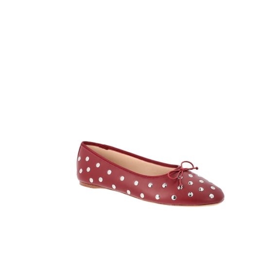 Time and Tru Women's Studded Ballet Flat