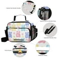 thumbnail image 3 of FORMRS Student Insulated Lunch Bag with Shoulder Strap Reusable Cooler Box for School, Colorful Gummy Bears Pattern, 3 of 9