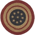 thumbnail image 2 of VHC Brands 34284 Liberty Stars Flag Jute Trivet, 8 in., 2 of 3