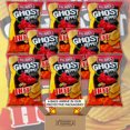 thumbnail image 2 of Herr's Ghost Pepper Flavored Potato Chips 8 Bag Bulk Pack - 8 Individually Sealed Bags of HOT Ripple Chips - Friendly Challenges, Movie Night, School Snack in Cornershop Confections Box, 2 of 3