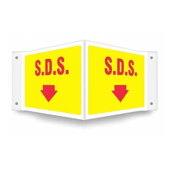 Safety Sign,8 inx18 in,PETG 480Y78