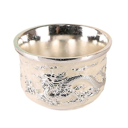 

Hadanceo Liquor Cup Delicate Elegant Flower Pattern Teacup Decor Wide Application Stylish for Party