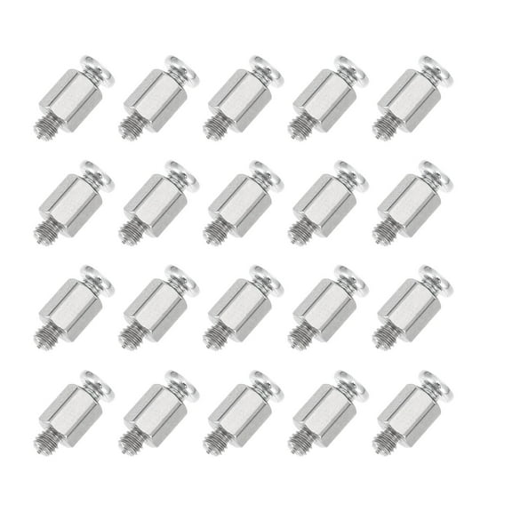 WESIEVYA Assorted Screws 20Pcs Metal M.2 Ssd Mounting for Motherboard and Laptop