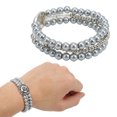 thumbnail image 4 of Pulsera vintagePulsera elástica con cuentas Pulsera con cuentas de buena bola Pulsera con cuentas apilable Funcionalidad versátil Jadeshay A, 4 of 8