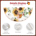 thumbnail image 5 of Kll Sunflowers Leaves And Birds Christmas Tree Skirt 48",Party Decorations Farmhouse For Christmas Decorations Holiday Party, 5 of 8