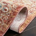 thumbnail image 5 of Safavieh Valencia Maria Oriental Polyester Area Rug, Rust/Teal, 8' x 10', 5 of 11
