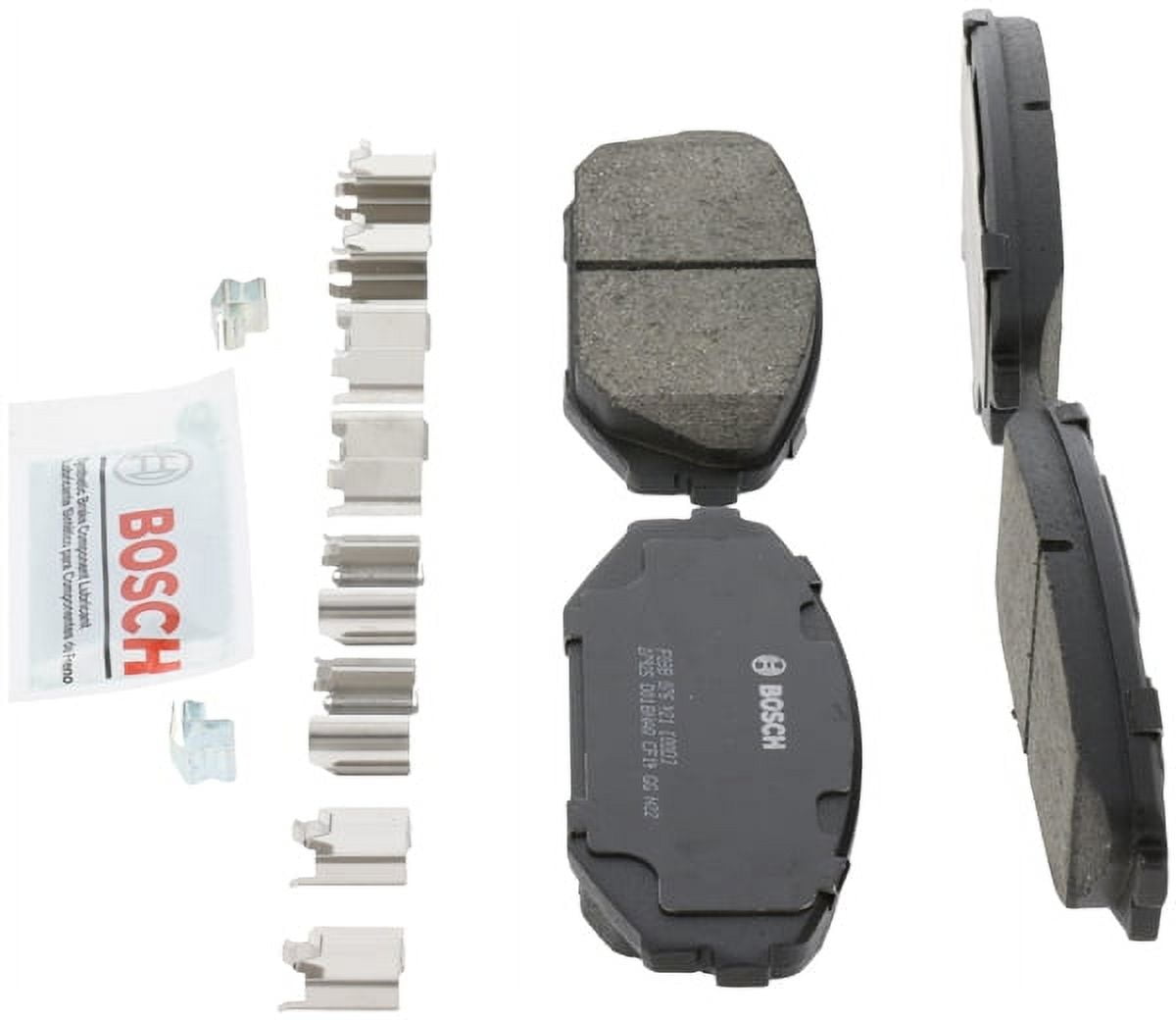 Bosch QuietCast Ceramic Brake Pad Set, w/ Shims Fits select: 1999-2004 HONDA ODYSSEY, 2001-2002 ACURA MDX