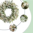 thumbnail image 2 of Corona con forma de egolot, 60 cm, flores de marfil para verano y primavera, orejas de cordero, 2 of 5