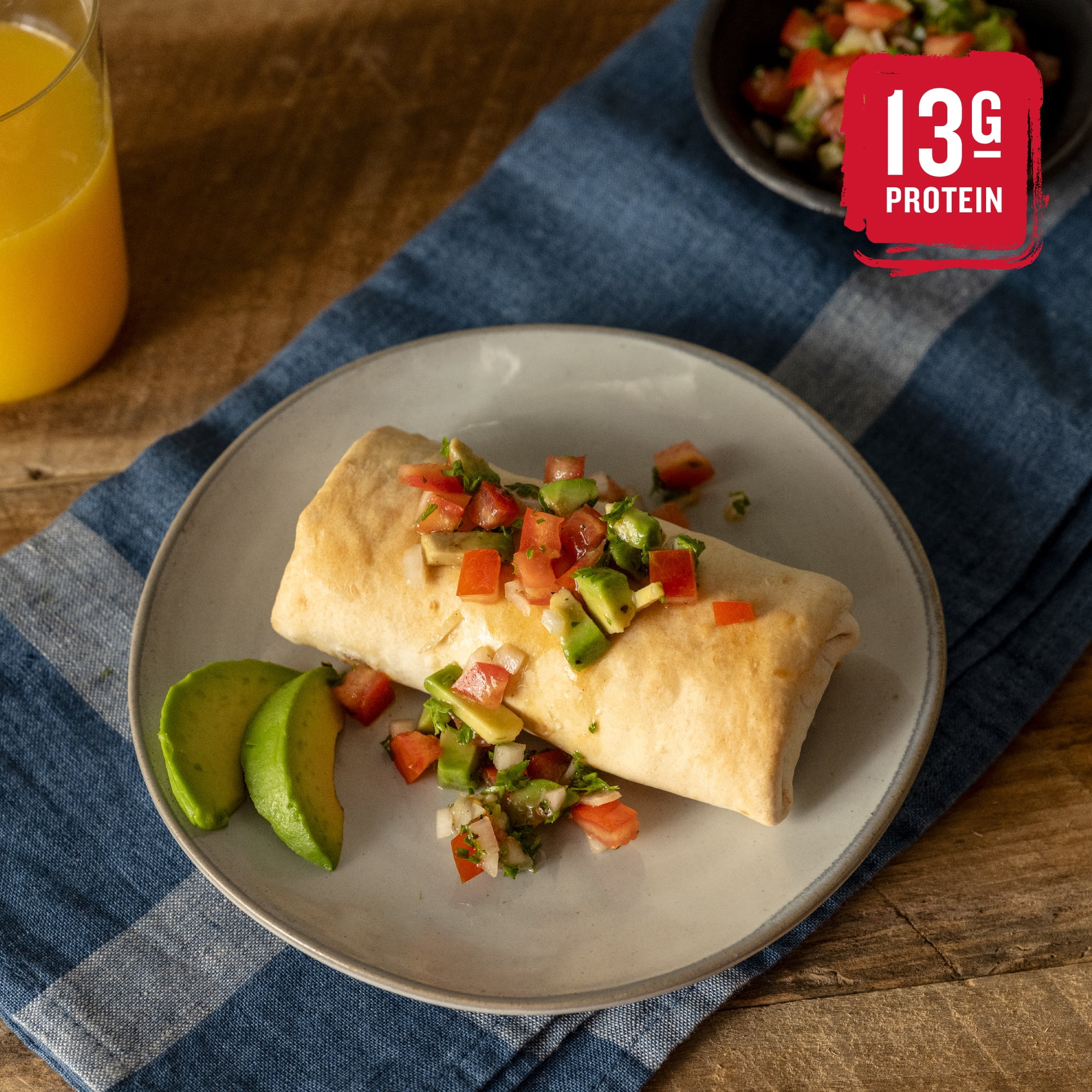 Red's Turkey Sausage Breakfast Burrito, 16 oz. 4 Count (Frozen)