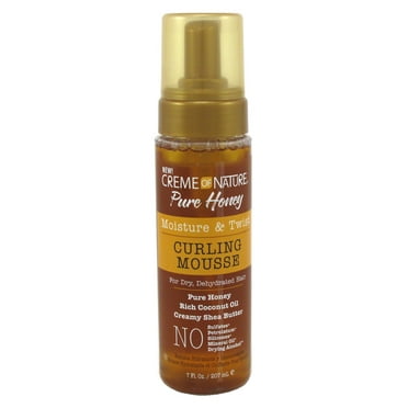 Creme Of Nature Pure Honey Curling Mousse 7oz Pump (Pack of 3)