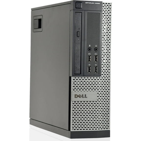 Pre-Owned Used Dell 9020-SFF Desktop PC with Intel Core i7-4770 Processor, 16GB Memory, 500GB Hard Drive and Windows 10 Pro