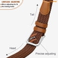 thumbnail image 6 of WHIPPY Braided Belt for Men Woven Stretch Belts for Jeans Pants, 6 of 7