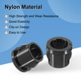 thumbnail image 4 of 38 Pack Cable Snap Bushing Grommet, 5/16" Mounting Dia Black Round Nylon, 4 of 6