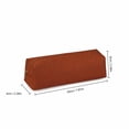 thumbnail image 3 of WONDBA PU Leather Pencil Case with zipper, simple style Brown, 3 of 5