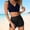 Marine, variante sur Tankini Élégant avec Haut et Bas de Maillot à Taille Haute, Tenue de Piscine Stylée pour l'Été, Tenue de Plage, Confort et Ajustement, Shorts de Bain pour Femmes avec Poches, Maillot de Bain pour Femmes Taille 16, Combishort de Sport, Maillots de Bain Juniors