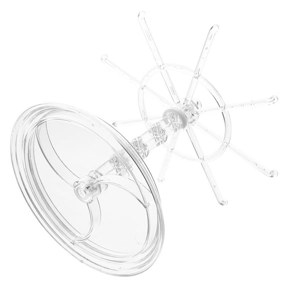 LEORX Headband Display Hanger Plastic Jewelry Organizer for Hair Ties Keychains Accessories 1Pcs