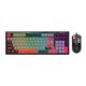 thumbnail image 1 of Combo de teclado y ratón para juegos SaharaCase 98 teclas RGB negro/rojo, 1 of 8