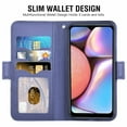 thumbnail image 2 of Samsung Galaxy A10S Case, Cell Phone Leather Sleeve PU Leather Cover Wallet Cell Phone Case Cover Compatible for Samsung Galaxy A10S Leather Case - Blue, 2 of 7