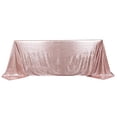 thumbnail image 2 of BalsaCircle 90x132 in Rose Gold Sequin Dots Polyester Rectangle Tablecloth Party Events Reception Decorations Supplies, 2 of 8