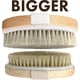 thumbnail image 2 of Natural Bristle Soft Body Brush Cellulite for and Lymphatic Drainage, 2 of 5