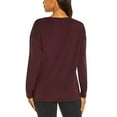 thumbnail image 3 of Banana Republic Women's Cozy Crewneck Pullover Top (Red, L), 3 of 4