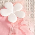 thumbnail image 6 of NOLDARES Toddler Sleeveless Dress Girls Ruffle Tulle Dresses Cute Summer Party Princess Sundress for 2-7Y(Pink,6-9 Months), 6 of 6