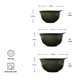 thumbnail image 2 of Juego de 3 tazones de plástico para mezclar KitchenAid, universales, anidados, 2 of 8