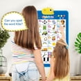 thumbnail image 2 of CCOCC Alphabet Wall Chart, ABCs & 123s Kids Learning Toys for 2 3 4 year olds, ABC Chart for Wall for Toddlers 3-4, Interactive Educational Alphabet Poster, Boy Toys 2 3 Years Old, 2 of 7