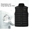 thumbnail image 5 of Gamivast Heated Vest for Women And Men Qulited Theraml Stand Collar Sleeveless Padded Jackets Multiple Heating Zones And 3 Leveles Loose Hiking 2 Control Washable Usb Coats Pockets no Power Bank, 5 of 5