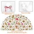 thumbnail image 4 of Yiaed Fall Fruits And Vegetables Print Christmas Tree Skirt , Tree SkirtsTree Mat for Christmas Winter Holiday Indoor Decorations-30", 4 of 7