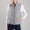 Grey, variant on Women's Vest Sleeveless Jacket Coat Casual Autumn Warm Vest Cardigan Zipper Warm And Temperament Vest Coat With Pockets Anorak Jacket Women Womens Jacket Business Casual Puffy Vests Casual Wrap Jacket