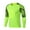 Fluorescent Green, variant on Raenseen Mens Soccer Jersey Padded Football Shirt Stylish Striped Long Sleeve Lightweight T-shirt Fluorescent Green L