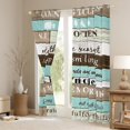 thumbnail image 3 of Feelyou Kids Adventure Truck Curtains (2, 52x84), Farmhouse Camping, 3 of 6