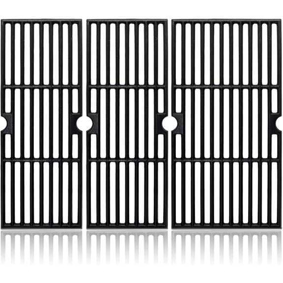 18 Inch Grill Grates for Charbroil Performance 463376519 Replacement Parts, Cast Iron Cooking Grid for Char-Broil 463377319, 463376419, 463376319, G470-0002-W1, G470-0003-W1, G321-0005-W1