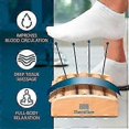 thumbnail image 2 of Dual Wooden Foot Massager Roller - Plantar Fasciitis Relief, Heel, Arch, Foot, 2 of 5