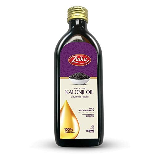 Zaika Huile de Graines Noires – 150ml (5.29lb) Tout Naturel – 100 % Pure Huile de Kalonji Biologique