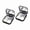 2, variant on ANXPTIME Set Of 2 Travel Friendly Matte Black Cosmetic Cases Empty Eyeshadow Palette