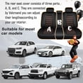 thumbnail image 4 of (Front and Rear Seats)Car Seat Covers for Jeep 99% Car Models,Artificial Leather Seat Covers for Cars,Waterproof Car Interior Seat Cushions(Brown and Balck,Standard), 4 of 6