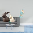 thumbnail image 2 of Estatua de cerámica para mujer en traje de baño, escultura de mujer playera, muñeca de resina, adorno de mesa, material creativo, adecuado para sala d, 2 of 8