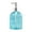 Blue, variant on Soap Dispenser 500ml Press-Type Glass Soap Dispenser, Large Capacity Refillable Bottle for Bathroom Household Use, Multiple Colors, Leak-Proof, for Hand Sanitizer, Lotion, Shampoo, Elegant Design