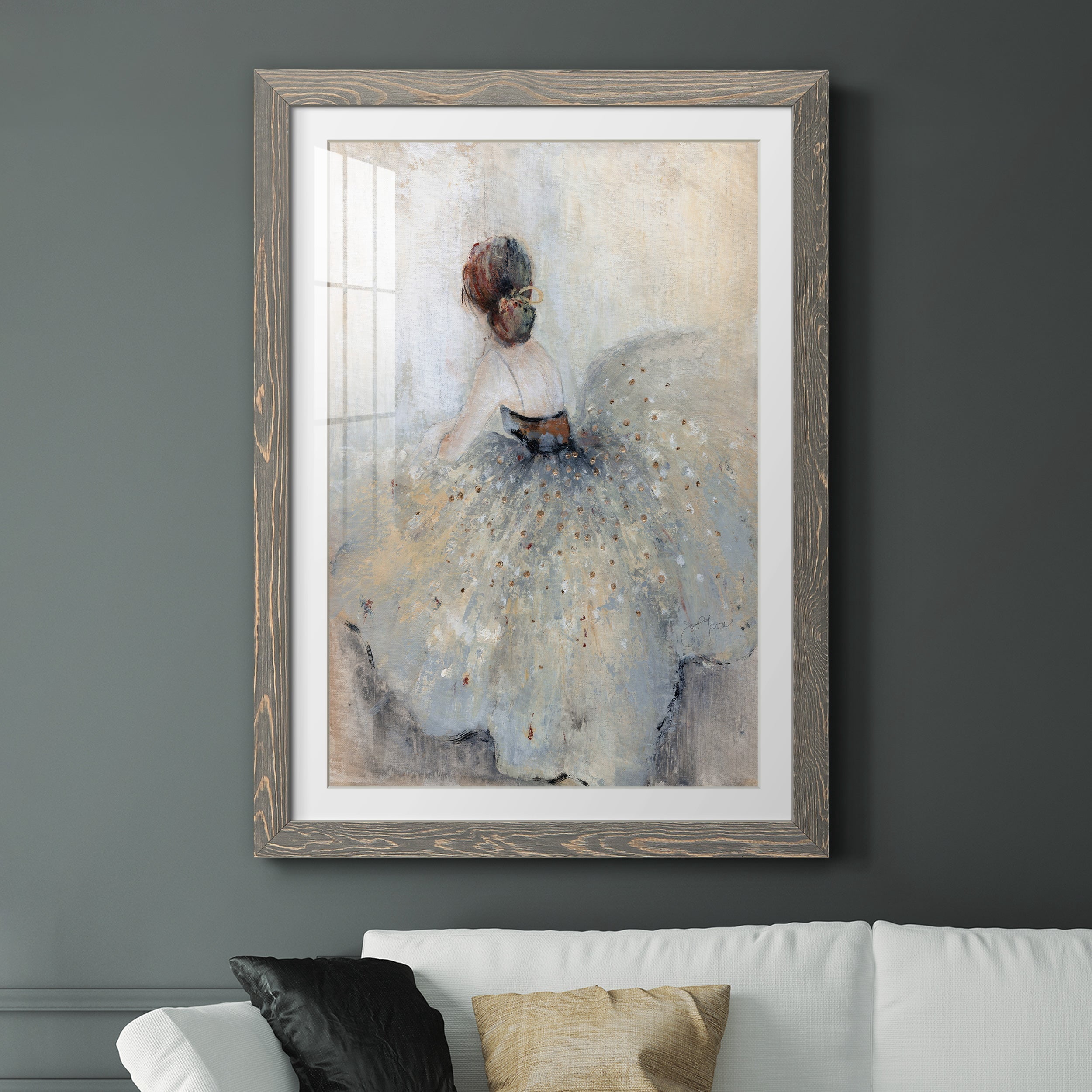 Sunday Best Hen - Premium Framed Print - Distressed Barnwood Frame - Ready to Hang