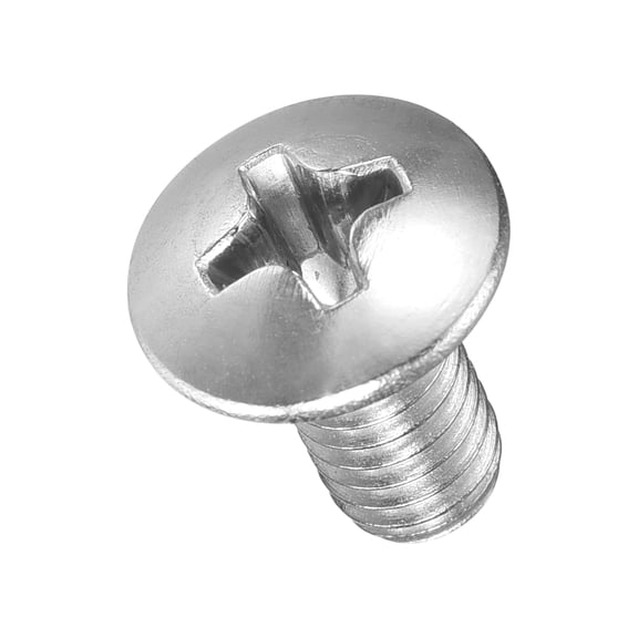 Uxcell Phillips Cross Recessed Countersunk Head Screws Bolts (M8-1.25x20) 25Pcs, 304 Stainless Steel Flat Head Screws