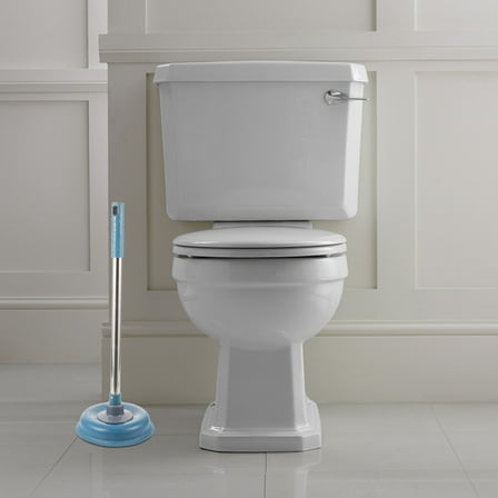 UPOUART Cleaning Plunger Toilet Plunger Dark Blue Rubber 1Pcs