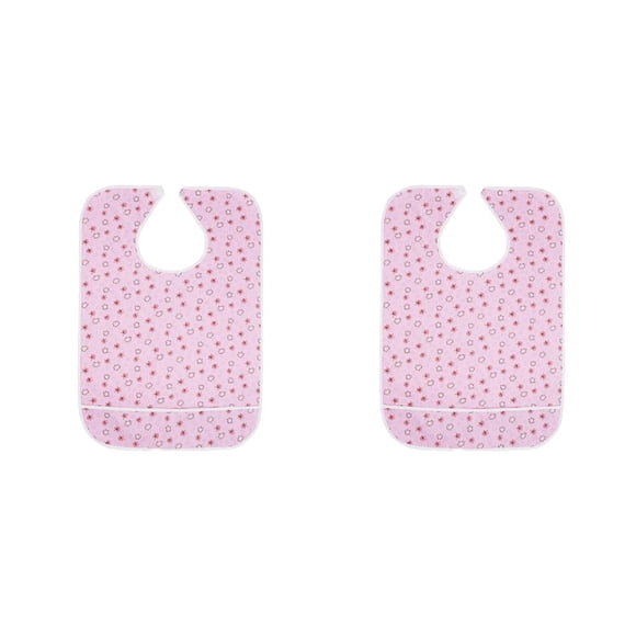 Billuyoard Babero de moda para ancianos, Protector de ropa lavable, resistente a las manchas, transpirable, para comer, delantal de ayuda para Type1 NO1