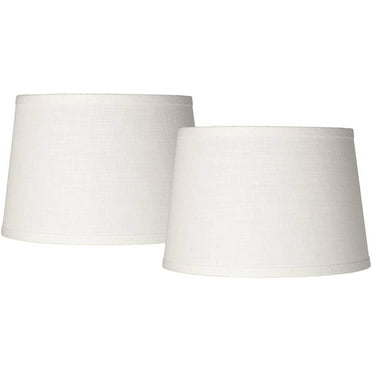 Bwood White Linen Drum Lamp Shade 10x12x8 Spider Com Bwood White Linen Drum Lamp Shade, White Linen Drum Lamp Shade Spider