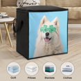 Bybiment 80L Large Capacity Quilt Storage Bag with Handle, Cute Dog