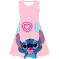 thumbnail image 1 of MINISO Robe de Princesse Disney Stitch Robe d'Anniversaire pour Enfants Robe de Princesse pour Filles Tenue de Fête d'Anniversaire Tendance, 1 of 6